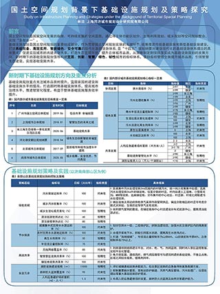 国土空间规划背景下基础设施规划及策略探究